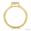 Stackable Heart Shape Halo Fusion Diamond Fashion Ring