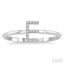 Block 'E' Initial Diamond Ring