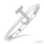 Block 'J' Initial Diamond Ring