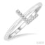 Block 'L' Initial Diamond Ring