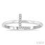 Block 'L' Initial Diamond Ring
