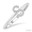 Block 'S' Initial Diamond Ring