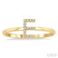Block 'E' Initial Diamond Ring