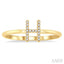 Block 'H' Initial Diamond Ring