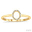 Block 'O' Initial Diamond Ring