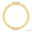 Block 'O' Initial Diamond Ring