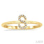 Block 'S' Initial Diamond Ring