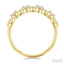 Stackable Oval Shape Link Diamond Fashion Band