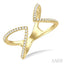 Triangular Diamond Fashion Open Ring