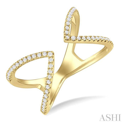 Triangular Diamond Fashion Open Ring