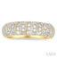 Ribbed Diamond Fashion Ring