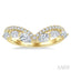 Mixed Shape Chevron Diamond Ring