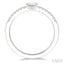 Stackable Oval Shape East-West Diamond Ring