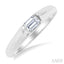 Emerald Shape East-West Diamond Ring