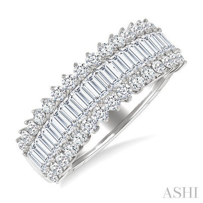 Baguette Diamond Fashion Band