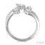 Mixed Shape Diamond Fashion Open Ring