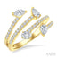 Mixed Shape Diamond Fashion Open Ring