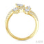 Mixed Shape Diamond Fashion Open Ring