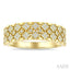 Clover Honeycomb Diamond Fashion Band