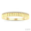 Ribbed Diamond Fashion Band