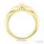 Golden Glow Pear Shape Diamond Fashion Signet Ring