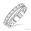 Double Row Baguette Diamond Fashion Band