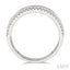 Double Row Baguette Diamond Fashion Band