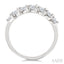 2 Row Mixed Shape Diamond Fashion Ring