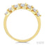 2 Row Mixed Shape Diamond Fashion Ring