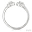 Toi Et Moi Halo Diamond Fashion Open Ring
