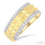 Pyramid Bold Diamond Fashion Wide Band