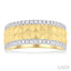 Pyramid Bold Diamond Fashion Wide Band
