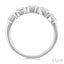 Emerald Shape Bezel Set Diamond Band