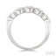 5 Stone Oval Shape Bezel Set Diamond Band
