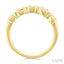 Emerald Shape Bezel Set Diamond Band