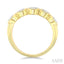 5 Stone Oval Shape Bezel Set Diamond Band