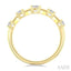 Emerald Shape 5 Stone Half Eternity Diamond Fashion Band