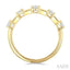 Oval Shape 5 Stone Half Eternity Diamond Fashion Band