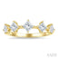 Princess Shape 5 Stone Half Eternity Diamond Fashion Band