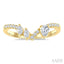 Mixed Shape Chevron Diamond Ring