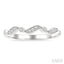 Wave Diamond Stackable Band