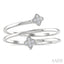 Clover Coil Diamond Fashion Ring