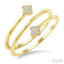 Clover Coil Diamond Fashion Ring