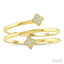 Clover Coil Diamond Fashion Ring