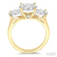 Round Shape Past Present & Future Lovebright Essential Diamond Ring