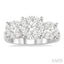 Round Shape Past Present & Future Lovebright Essential Diamond Ring