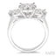 Round Shape Past Present & Future Lovebright Essential Diamond Ring