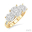Round Shape Past Present & Future Lovebright Essential Diamond Ring