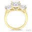 Round Shape Past Present & Future Lovebright Essential Diamond Ring