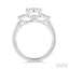 Round Shape Past Present & Future Lovebright Essential Diamond Ring